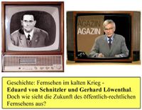 Schnitzler und Löwenthal in alten Fernsehgeräten